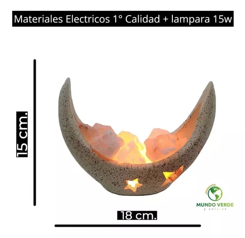 Lampara Sal Himalaya Verde: Equilibrio