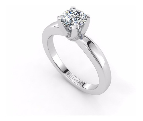 Anillo  Compromiso Diamante Certificado Gia 0.39 Ct F Si2 Vg