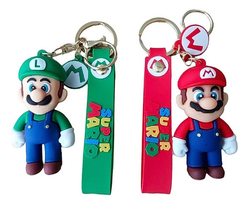 Llavero Super Mario Bros Colecciónable Goma