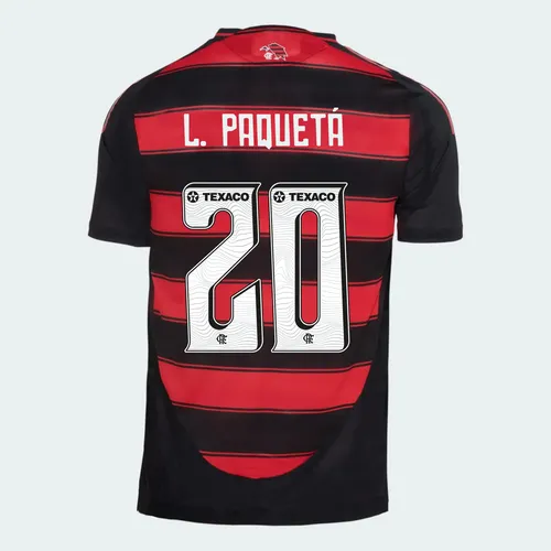 Camisa Oficial L. Paquetá Flamengo 2025/26 Lançamento 02.02