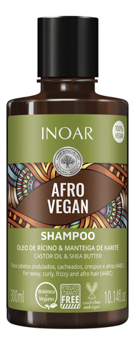 Inoar Afro Vegan - Shampoo 300ml Blz