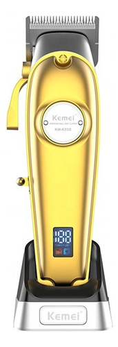 Cortadora De Pelo Kemei Km-53s Dorada 110v/240v Color Dorado