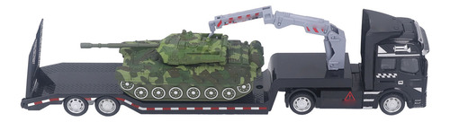 Juguete De Simulación De Tanque De Remolque De Plataforma Pl