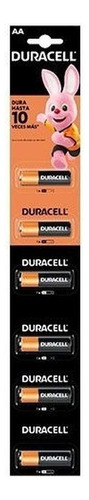 Pila Duracell Alcalina Aa Tira Con 6 Mn1500b1 Grande