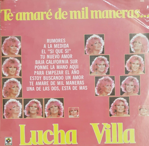 Lucha Villa Te Amare Del Mil Maneras Lp