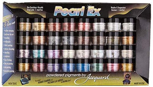 Jacquard Pearl Ex Polvos Pigmentos (32-color Set)