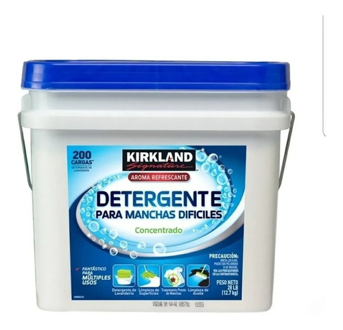 Detergente Ropa Y Multiusos 12.7 Kg Kirkland 200 Cargas