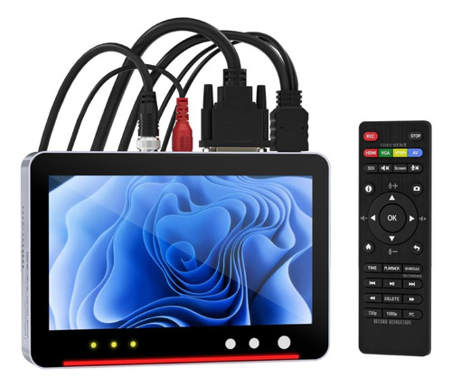 Caixa De Gravador De Vídeo Hd 7d Com Tela 4k Unisheen