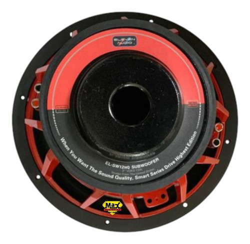 Bajo De 12 1000w - Eleven Audio | El-sw12hq Negro