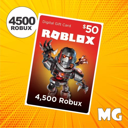 Compra Robux, Cartões Roblox (Gift Cards) mais baratos