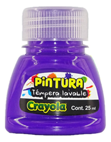 Pintura Tempera Crayola 25ml Morado