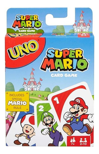 Juego De Cartas Uno Super Mario Mattel