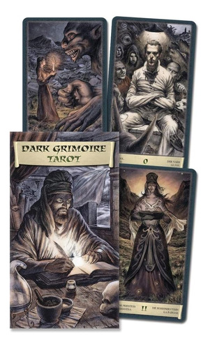 Libro: Dark Grimoire Tarot (edición En Inglés Y Español)