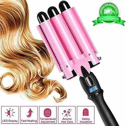 Rizador De Cabello Con Tres Barriles De Biboss
