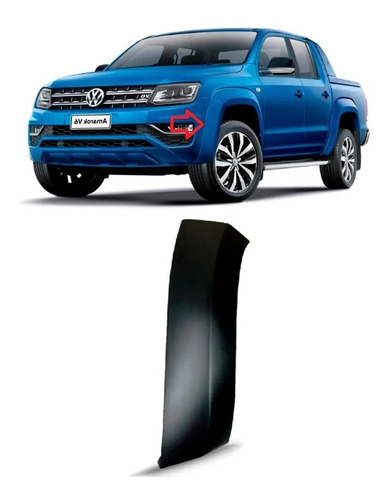 Moldura Fender Paragolpe Vw Amarok 2021  Izquierda 