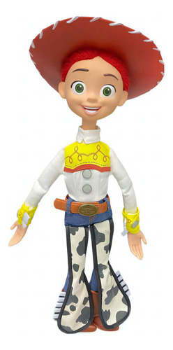 Boneca Jessie Toy Story Amiga Woody E Buzz 38cm Fala Inglês