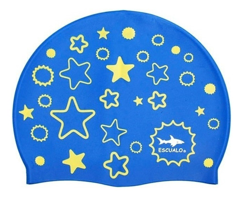 Gorra Natacion Adulto Modelo Constelación - Escualo Color Azul Diseño de la tela Estampada Talla unitalla