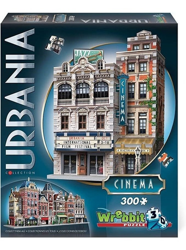 Wrebbit 3d Puzzle, Urbania Colección Cinema 3d Jigsaw Puzz.