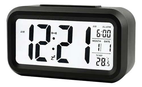 Reloj Despertador De Temperatura Con Retroiluminación Digita