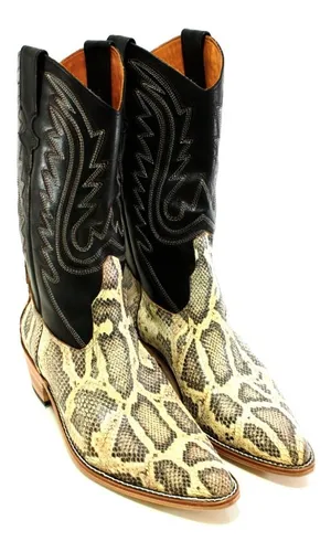 Bota Hombre Texana Serpiente Dise o Rourke By Ghilardi 160.935 98
