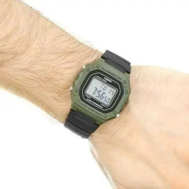 Reloj Casio Modelo W-218 Verde | Envío gratis
