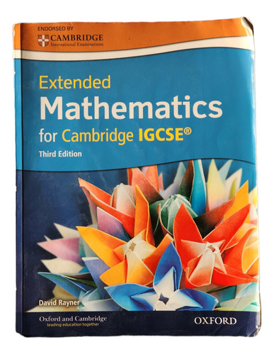 Libro Extended Mathematics For Cambridge Igcse. Third Ed.