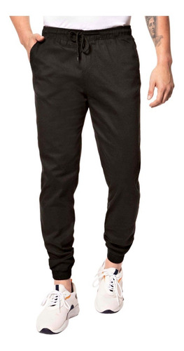 Imagem 1 de 4 de Calças Jeans Sarja Camuflada Masculina Jogger Elast Original