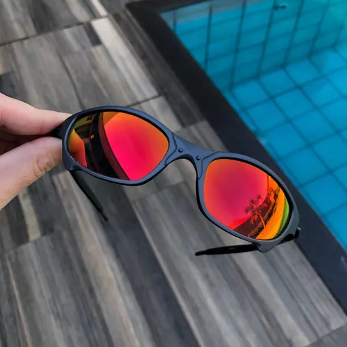 Óculos de sol da Oakley Penny Lente Vermelha