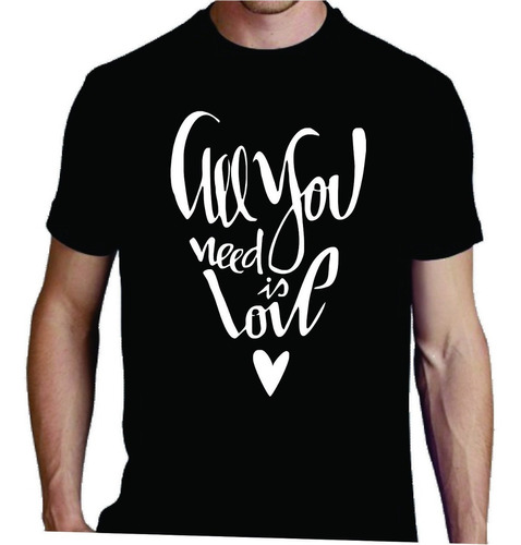 Remera All You Need Is Love Mujer