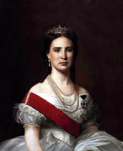 Lienzo Tela Canvas Retrato Carlota De México 1867 75 X 65