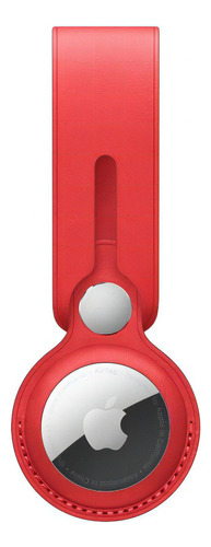 Etiqueta Loop De Cuero Para Airtag Apple Color (Product)Red