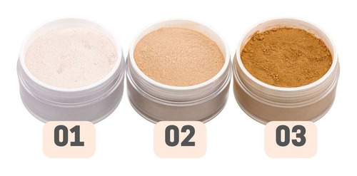 Imagem 3 de 8 de Kit 3 Pó Natane Rosa Pele Blindada Kohll A Prova D'água