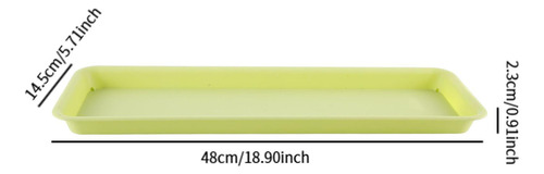 5x Platillos Plantadores Bandejas Compactas Verde