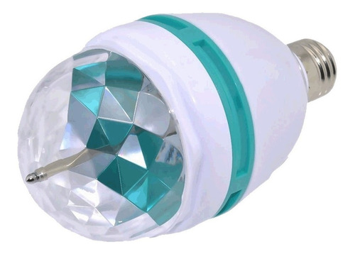 Lampara Led Rgb Giratoria Rayos Multicolor Fiestas Opvip