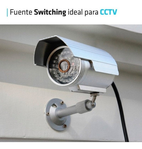 Imagen 6 de 10 de Fuente 12v 2a Metalica Regulada Switching Tira Led Cctv Full