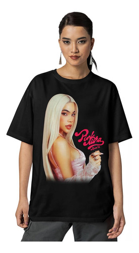 Playera Kenia Os Pink Aura Moda Urbana Black T Shirt