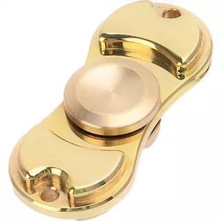 Fidget Spinner Metálico Dorado