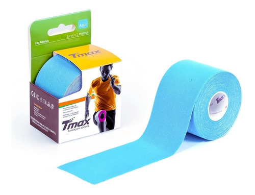 Fita Bandagem Adesiva Elástica Tmax Tape Original - Azul