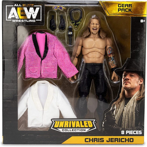 Chris Jericho Gear Pack Aew Unrivaled Collection Ugo 