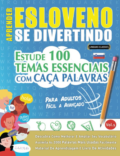 Aprender Esloveno Se Divertindo! - Para Adultos: Fácil A Ava