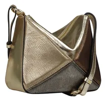 Comprar Bolsa Couro Tiracolo Celine Linea Bella Metalizado 5513