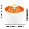Imagen 5 de 5 de Gato Perro Auto Agua Bebedero 1.6l Hogar Filtro Alimentador
