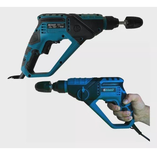 Furadeira Profissional De Impacto 1000w KNakasaki NK Cor Azul 50/60hz 110v