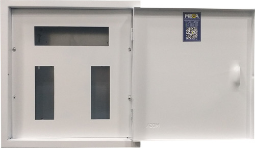 Quadro Distribuição Sobrepor Com Kit Trifásico 16c Din 100a Cor BRANCO RAL 9003 - WEG