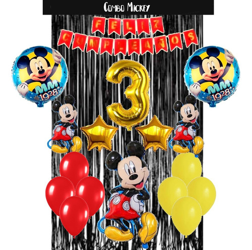 Combo Globos Mickey 