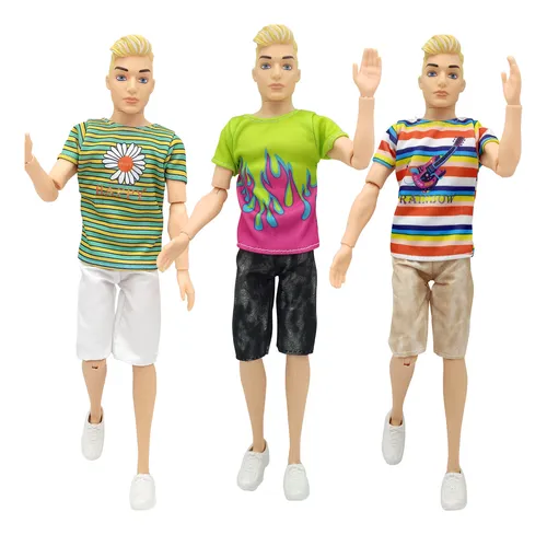 31 - It's Just Clothes - Fashion Ken Doll Suit 6pcs 30cm