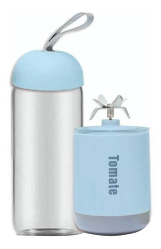 Liquidificador Portátil Tomate Maz-007 330 Ml Con Usb Azul