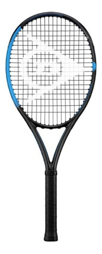 Raqueta Tenis Dunlop Fx Team 285 carbono encordado color negro y azul