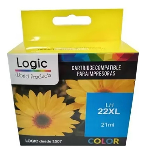 Tinta Compatible  Hp 22xl Color 21ml  Calidad Logic