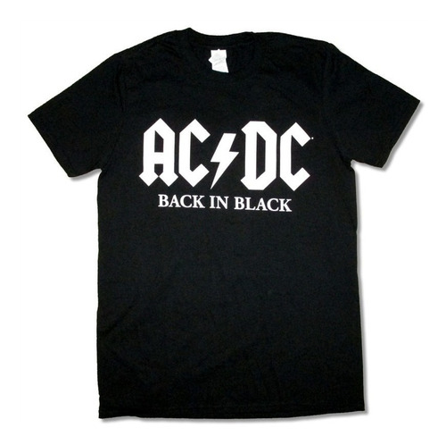 Acdc Playera Back In Black / Rock Or Burst 2016 Ac/dc